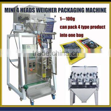 Tea weighing and packing machine