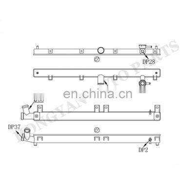 Plastic tank radiator parts for byd f3