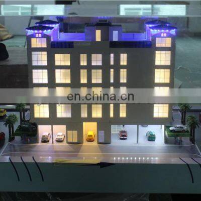 Upscale Hotel Building ABS Architecture Making Model Materials photo-2
