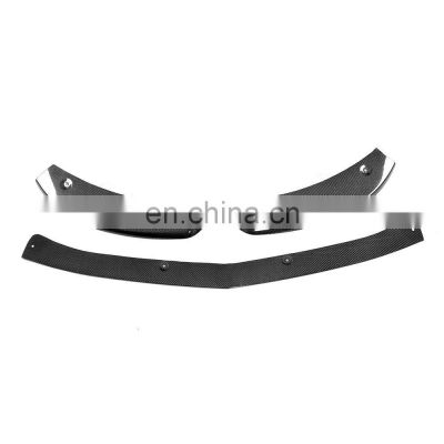 B Style Carbon Fiber Front Bumper Lip for Mercedes Benz S Class S500 S550 Coupe 2-Door 2014-2017