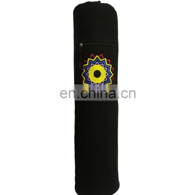 Factory Price On Embroidery Customized Yoga Mat Bag Best Yoga Accessories Supplier From India