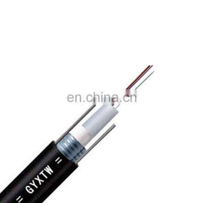 Manufacturer Price Outdoor Single Mode  Armoured SM GYXTW 4 Core Fiber Optic Cable