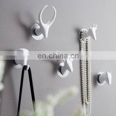 Nordic Clothing Store Wall Stereo Perforation-free Animal Creative Home Cloakroom Hook