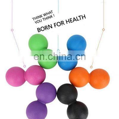 Custom Deep Muscle Relax Massage Rubber Lacrosse Balls For Yoga Pilates Indoor Fitness Silicone Deep Massage Balls