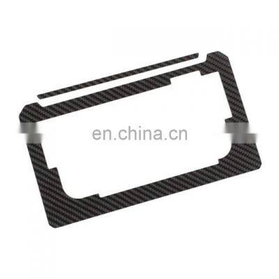 Car display navi screen Cover Trim for Suzuki new Jimny with carbon fiber