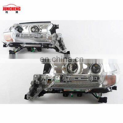 High quality plastic headlight   For TO-YOTA  LAND CRUISER 2016  car body kits