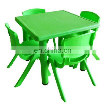 Professional Manufacturer Kindergarten Preschool Cheap Plastic Study Table Kids Furniture Table and Chiars Set photo-2