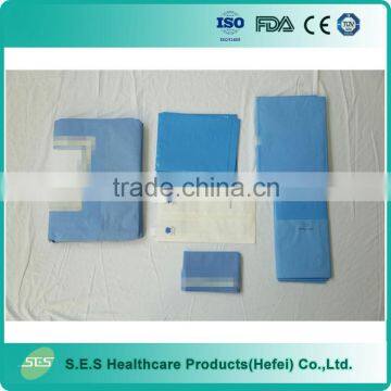Factory supply Disposable Nonwoven Sterile Laparotomy Surgical Pack