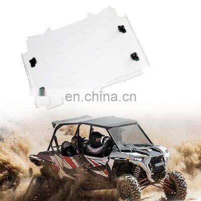 Heavy Duty Clear Non-Scratch Resistant Full Car Windshield Windscreen for Polaris RZR Pro 2020