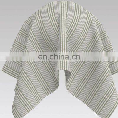 Оптовая продажа от завода дешевой вертикально-полосатой хлопчатобумажной шелковой сукно для платья photo-5