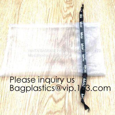 Organza Envelope Flap Gift Packaging Pouch With Button,Christmas Gift Bag/wedding Organza Mesh Gift Drawstring Bag PACK photo-3