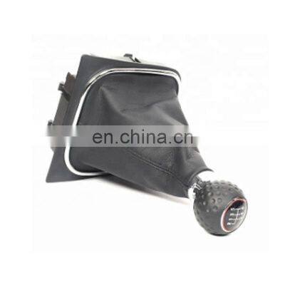 Car 5/6 Speed New Design Gear Shift Knob Boot Cover For VW Golf 5 MK5 R32 GTD GTI 2004 2005 2006 2007 2008 2009 L1GD711113 photo-4