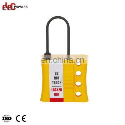 High Security 3MM Thin Shackle Diameter Safety Nylon Hasp Lockout Devices