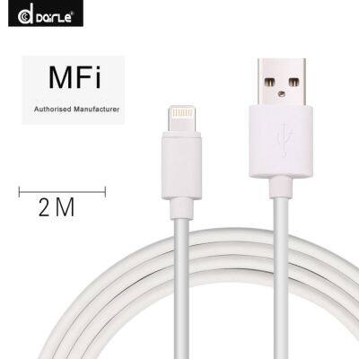 MFI original 8 pin connector cord usb 2018 2m light-ning soft usb cable