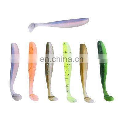 Byloo China Easy Shiner Soft Lures 75мм 95мм Приманки для рыбалки Приманка Leurre Shad двухцветная силиконовая приманка T Tail Воблеры