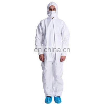 Hot Selling Disposable Coverall Non-wonven  Disposable Overall Jumpsuit With Hood