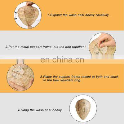 Outdoor Hanging Waterproof Material for Hornets Yellow Jackets Paper Wasp Deterrent Wasp Nest Trap photo-5