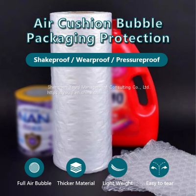 Cushioned Transparent Air Bubble Film/ Air Cushioned Recyclable Film/ Bubble Protective Packing Film/