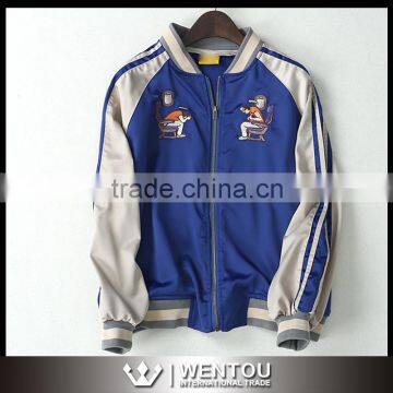 Wholesale Stylish Embroidery Baseball Jacket