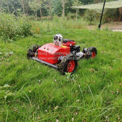 robot slope mower, China remote control brush mower price, remote control slope mower for sale