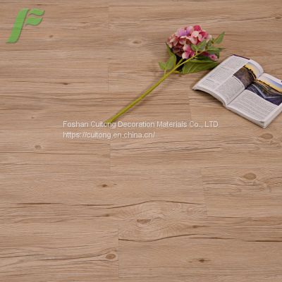 Manufacturers direct sales of wood grain plastic buckle floor Foshan wholesale SPC floor office building interior decoration stone plastic floor