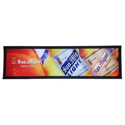 Custom Brand Printing Nitrile Rubber Promotion Gift Bar Runner Bar Mat Beer Bar Counter Mat Beer Drinks Beverage Bar Runner photo-4
