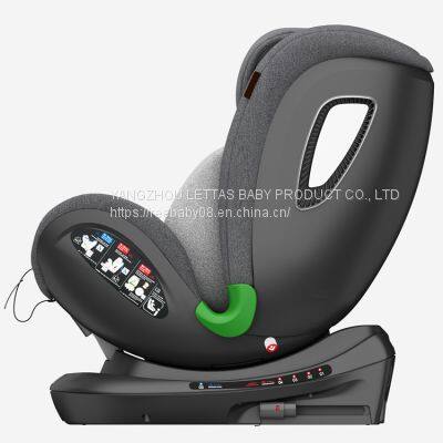 2023 Hot Sell 360 Degrees Injection Molding Baby Car Seat With SIPS and Isofix photo-2