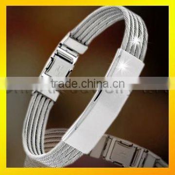 high quality 2016 hot 316l fashion ID bracelet