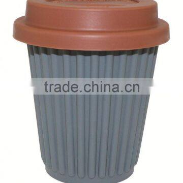 Pure silicone BPA free promotional travel coffee mugs