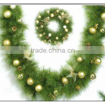 Plastic Christmas Ball Garland,Plastic Christmas Balls With Opening,Custom Clear Plastic Christmas Pvc Garland photo-5