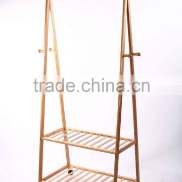 2 tiers removable and simple design cloth hanger stand