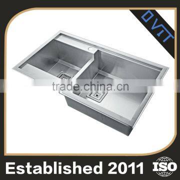 Hot New Products Highest Quality Classic Design Stainless Steel Double Bowl Kitchen Sink