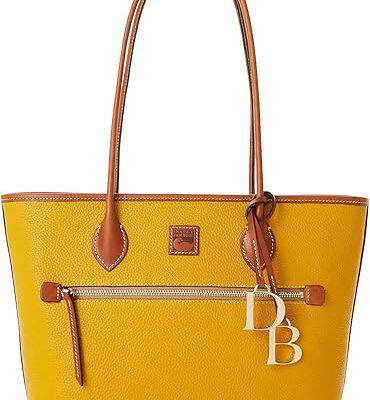 Large Tote Bags for Women, Pebble Grain Leather Tote Bag with Zipper and Long Shoulder Straps