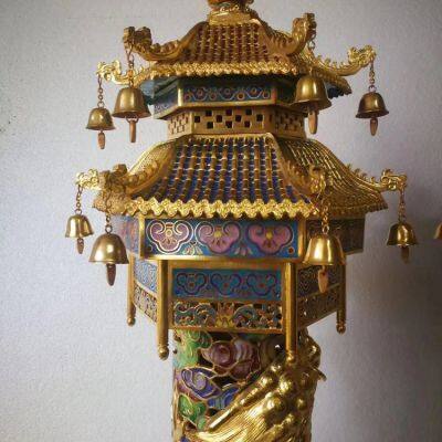 Cloisonn Factory Cloisonn Manufacturer Cloisonn Processing Cloisonn Crafts Cloisonn Manufacturer Wholesale Custom Cloisonn Copper Body Cloisonn Enamel Crafts Incense Burner, Elephant Spot photo-4