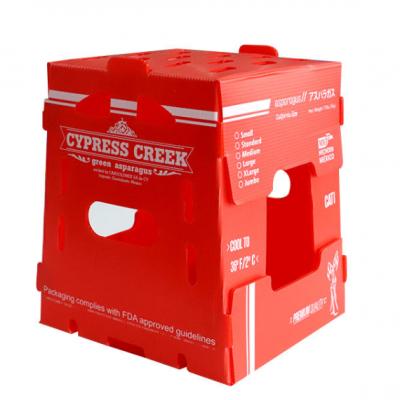 Recycled Turnover Vegetable Packaging Box Vegetable Corrugated Boxes photo-5