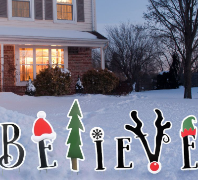 Factory Supply Coroplast Christmas Yard Signs – Custom Printed Holiday Decoration Boards photo-2