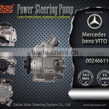 Best Quality! OEM factory! power steering pump applied for Mercedes Benz vito OEM 0024662301,0024661101