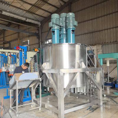 Tanque de mezcla de líquidos a medida (50L - 10000L) de tipo de presión/vacío para procesos de polimerización y fermentación photo-4