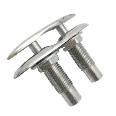 Заводской аутлет. Фальшет для яхты из морского нержавеющего стали, с фальшетной головкой, поднимающейся вверх, на стержневой опоре