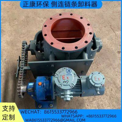 Боковой цепной разгрузчик