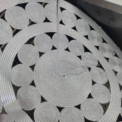 Non-Slip Heat Resistant Washable Vinyl Table Mats for Kitchen Dining Beautiful Vinyl Silver Round Placemats photo-5