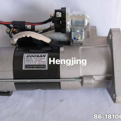 300516-00015 Dl08 Doosan Engine Стартер на 13 зубьев для корейских оригинальных деталей