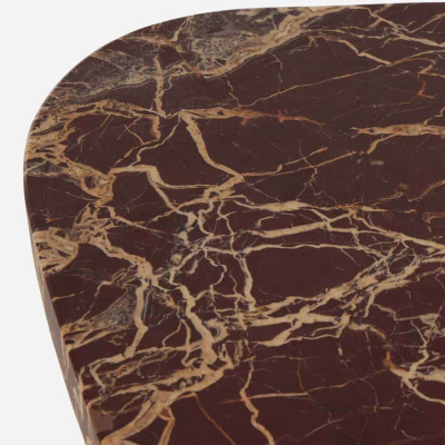 Luxury Red Marble Stone Coffee Dining Tea Table - Premium Stone Table for Home Decor photo-2