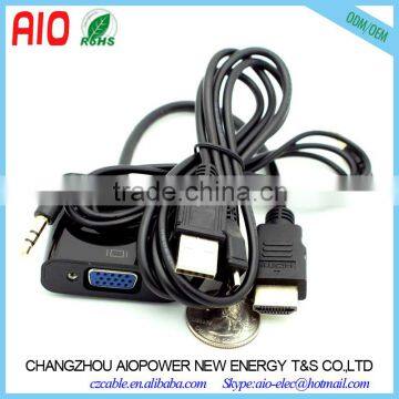 Audio and Video Converters VGA to HDMI Converter ADAPTOR Cable photo-3