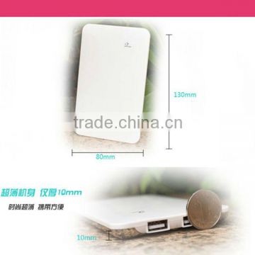 Manufacturer wholesale 12000mah ultra thin power bank for canon