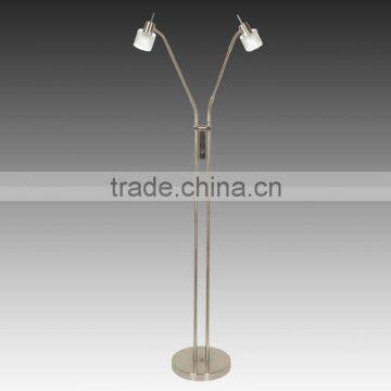 Modern Glass Stand Lamp with GU10 Bulbs