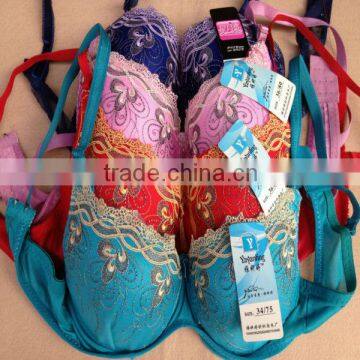 0.47USD Hot Newest Style Fashional Ladies Embroidery Cheap Hot Images Women Sexy Bra Underwear 32-40BC Cup ( kczd176)