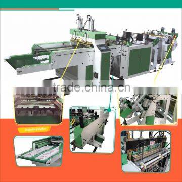 Automatic High Speed PE Biodegradable T-shirt Bag Making Machine photo-4