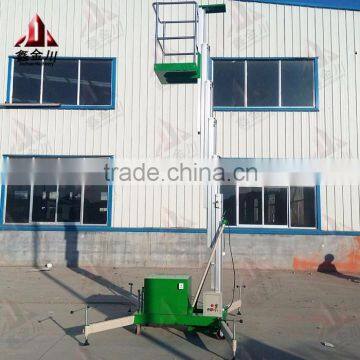 movable hydraulic aluminum alloy aerial lifting working table