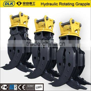 DLKL08 rotatory log grapple suitable for 20-30 ton excavator